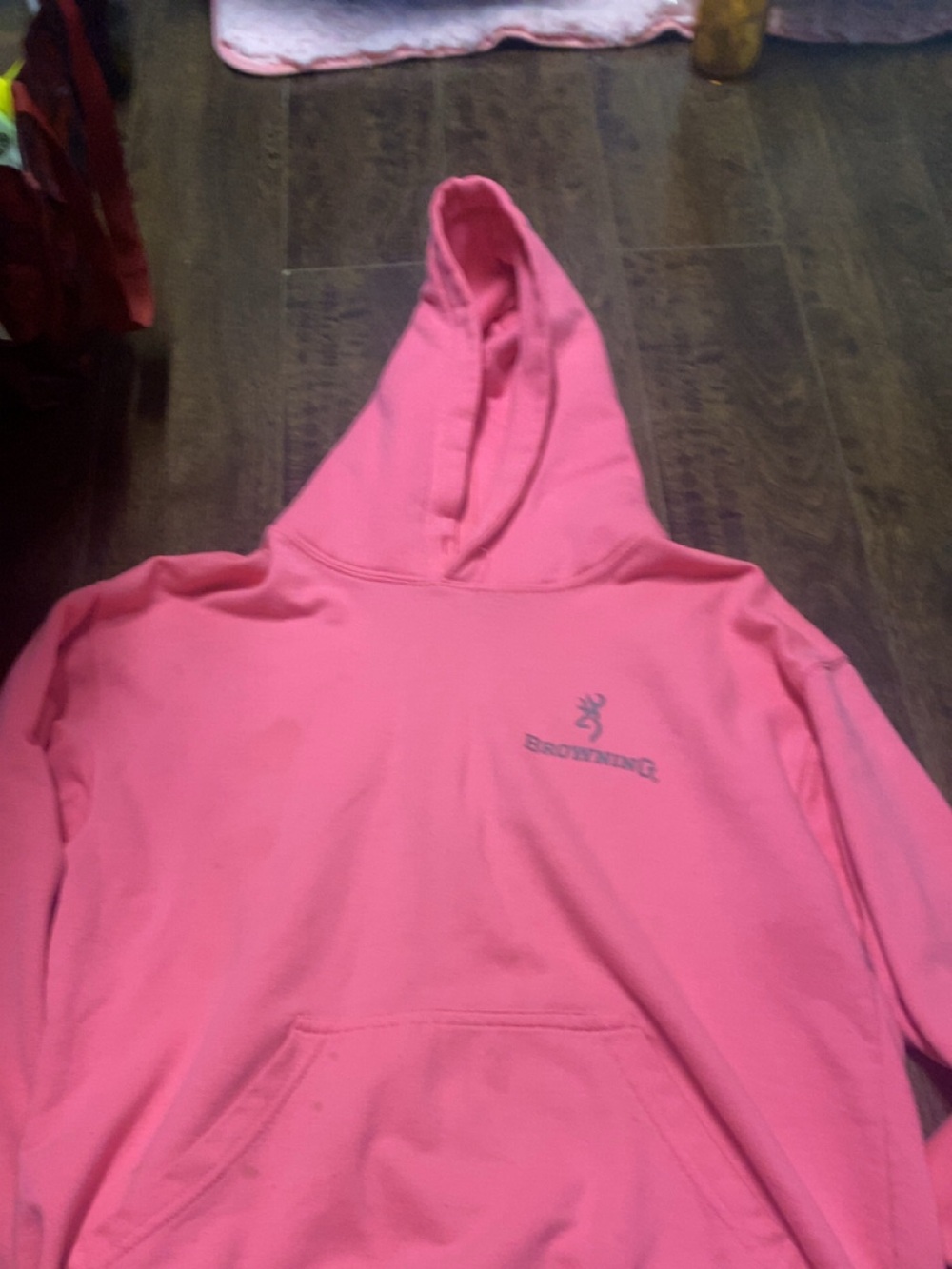Pink browning hoodie (ON HOLD DO NOT BUY!)